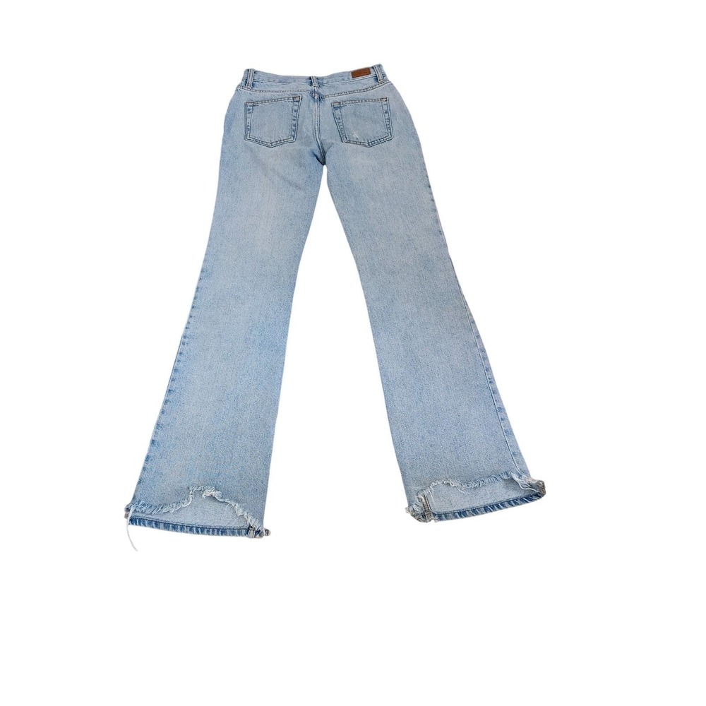 Subdued Light Blue Straight Leg Jeans High Rise Denim Size 2 W 26 x 32 - Picture 2 of 14